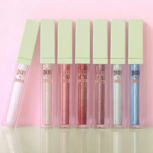 Sombra De Ojos Liquida Pixi Fairy Lights Brillosa Tono Silver Sky