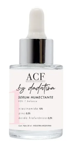 Serum Humectante Acf By Dadatina 30ml Balance Niacinamida