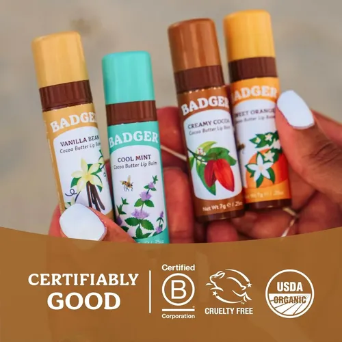 Bálsamo De Cacao Badger 4x Cremoso Cocoa – Hidratante