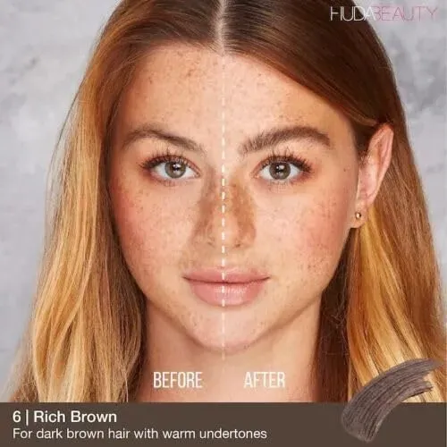 Mascara Huda Bombbrows Gel De Fibra Voluminizadora Rich Brow