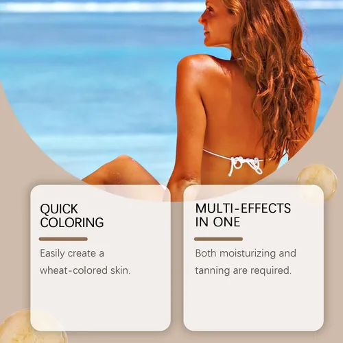 Crema Bronceadora Hidratante E Hidratante Sin Sol, 1 Unidad
