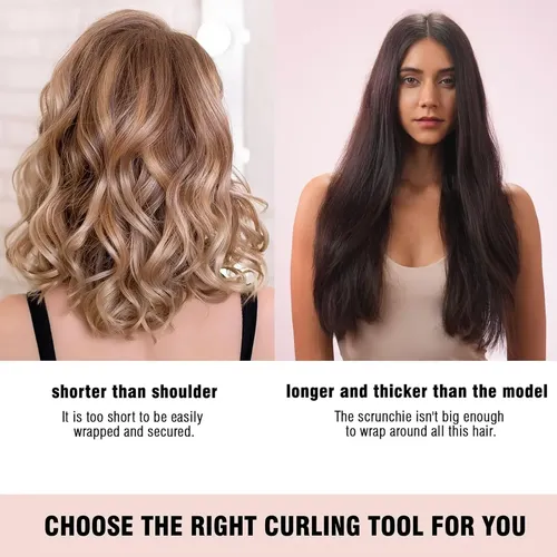 Rulos Para Cabello Sin Calor Satinados, Rizador Flexible