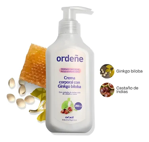 Crema Para Piernas Cansadas Enrojecidas Ginkgo Biloba
