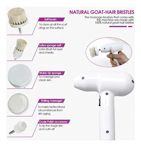Lavado Facial Eléctrico, Masaje Y Limpieza, 5 Pulgadas, 1