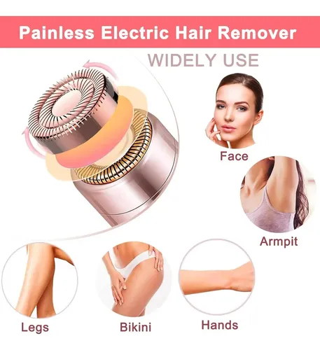 Removedor De Vello Facial Eléctrico Laikme Azul Recargable