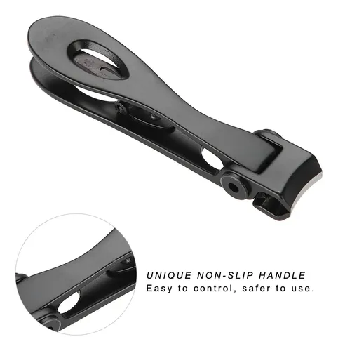 Stainless Steel Nail Clippers With 2-inch Non-slip Handle.