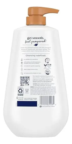 Gel De Baño Dove Con Manteca De Karité Y Vainilla Pump Pampe