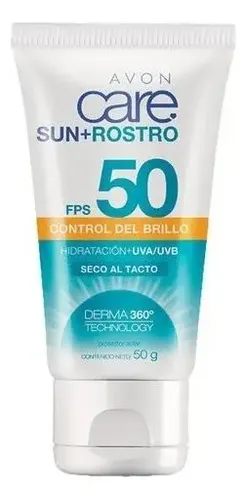 Protector Solar Control de brillo FPS50 Avon Care Sun+