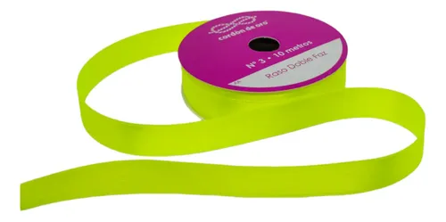 Cinta Raso N3 Colores Flúo X 10 Mts X Unidad