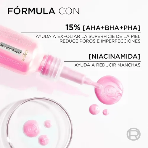 Peeling Exfoliante L’oréal Paris Glycolic Bright Anti-manchas 25 Ml