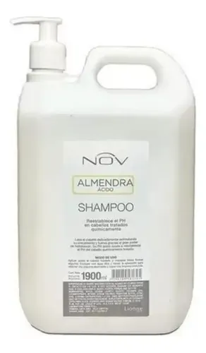 Nov Shampoo Acido Almendras Cabellos Teñidos Tratamientos