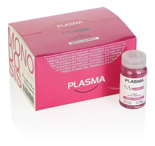 Ampollas Kit  Plasma Mix Triaminico X 12un Keratina Full