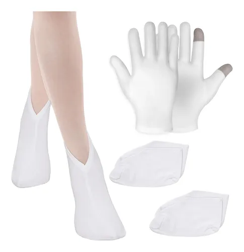 Guantes Y Medias De Algodón Hidratantes Para Dormir