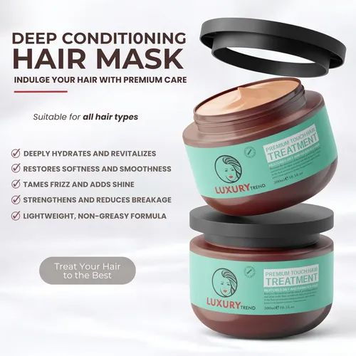 Mascarilla Capilar Luxury Trend, Acondicionadora Profunda Pa