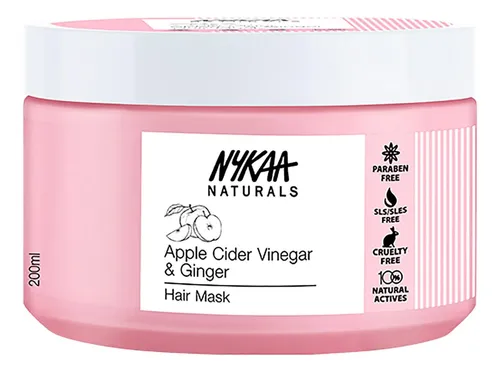 Mascarilla Capilar Nykaa Naturals, Vinagre De Manzana Y Jeng