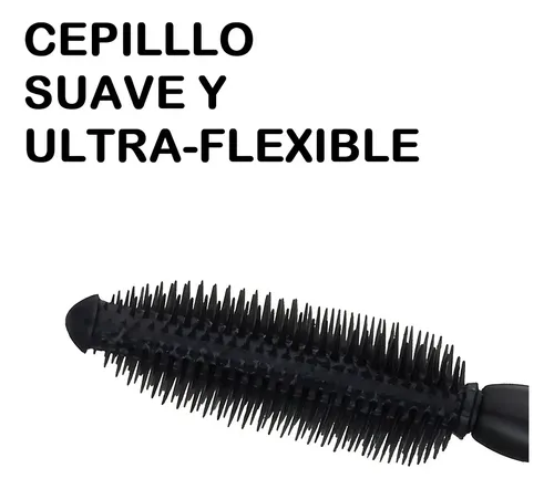 Máscara de pestañas Rimmel London Wonder’Full con aceite de Argán 11ml color extreme black 1 unidad