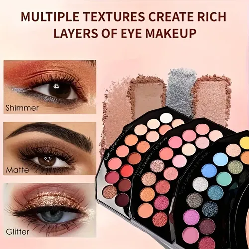 Set De Maquillaje De 109 Colores, Marrón Baya, 48 Sombras De