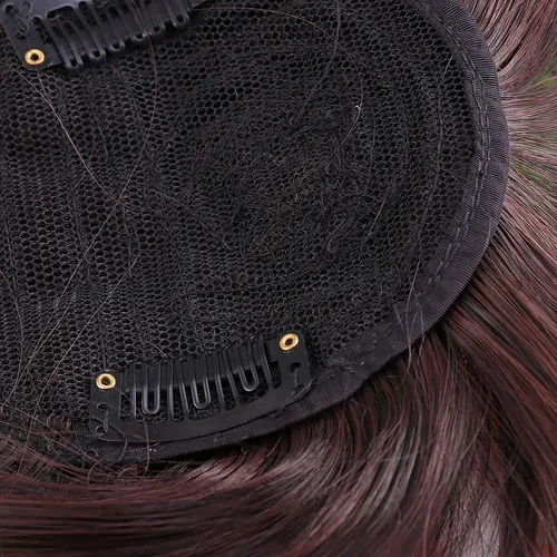 1 Pieza Peluca De Cabello Corto Liso Para Reemplazo Capilar Pelucas De Belleza Marrón Average