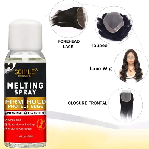 Kit De Spray Adhesivo Para Extensiones De Cabello Wozutunt,