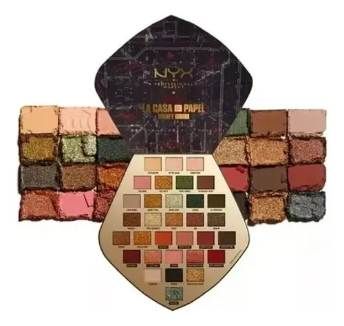 La Casa De Papel Paleta De Sombras Nyx