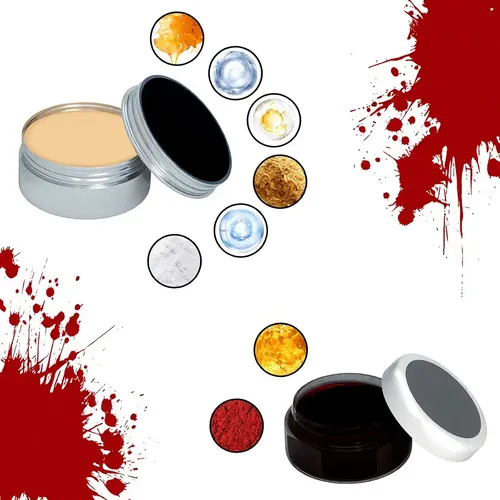 Paquete De Maquillaje De Halloween: Cera Para La Piel, 2026