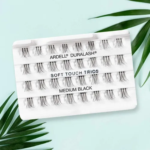 Pestañas Postizas Ardell Soft Touch Trios Negras Medianas