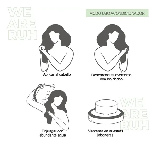 Shampoo Sólido Y Acondicionador Ruh Natural Mayor Pack Anmat