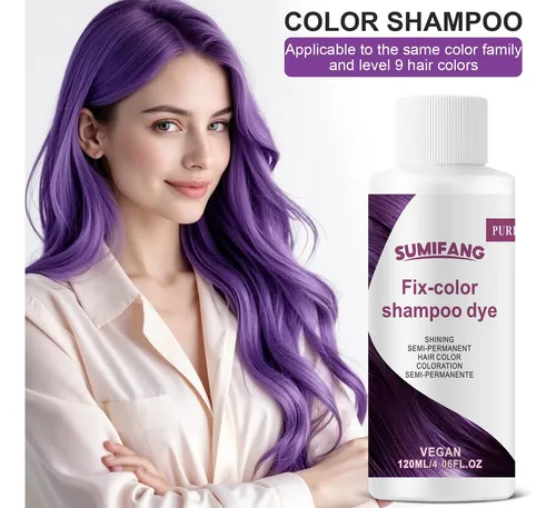 Shampoo Colorante Semipermanente Vegano Sumifang 120ml