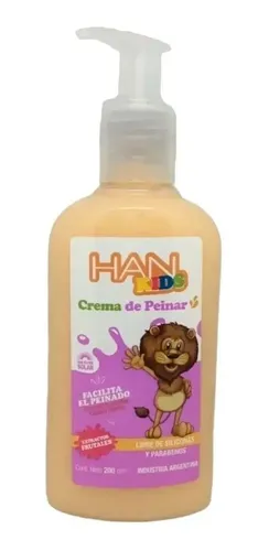 Han Crema De Peinar Kids Infantil Niños Filtro Solar X 200