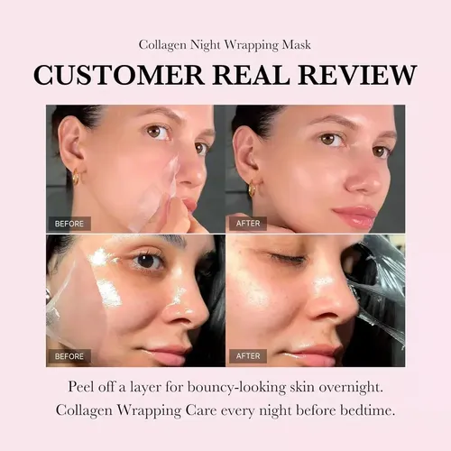 Para Mascarilla Facial Hidratante De Colágeno – 2 Piezas