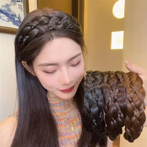 Diadema Trenzada Alta Calidad Para Mujer, Accesorios