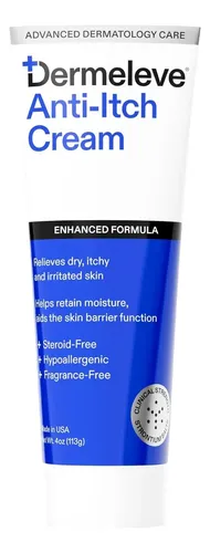Crema Anti-prurito Dermeleve 4 Oz Sin Corticosteroides