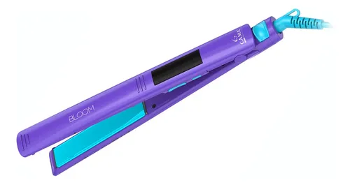 Planchita De Pelo Ga.ma Italy Elegance Bloom Led Color Violeta