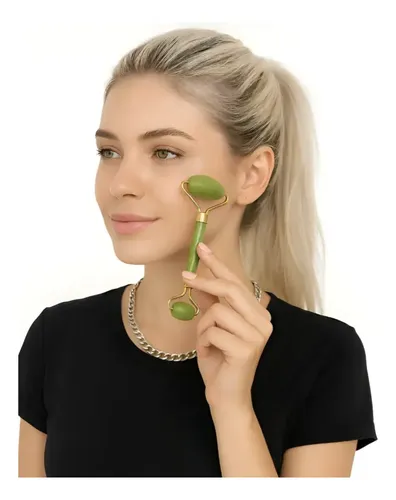 Rodillo Jade Masaje Piel Gaon Facial Tonificación Belleza