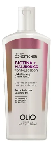 Acondicionador Fortalecedor Biotina Hialuronico X 420ml Olio