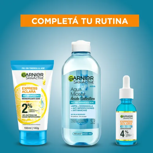 Agua Micelar Garnier Ácido Salicílico 400ml