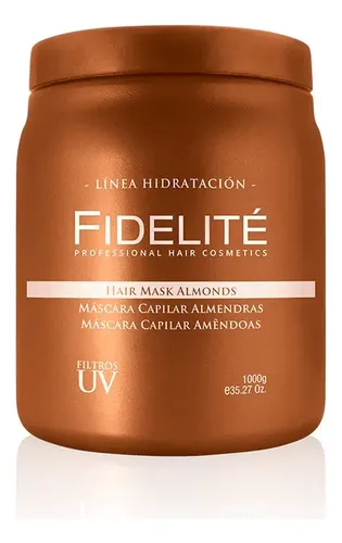 Kit Máscaras Fidelite 1kg Keratina Coco Almendra Acida Bomba