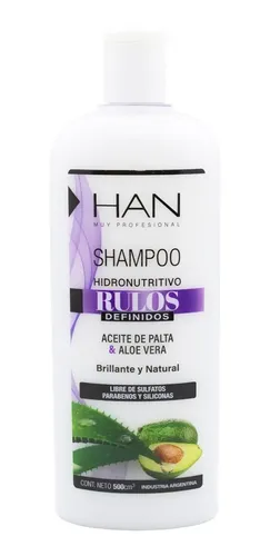 Han Kit Rulos Shampoo Emulsion Mascara Crema De Peinar Gel