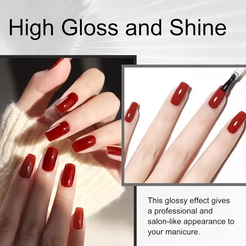 Set Base Y Top Coat Gel Uñas Brillo Y Mate Profesional