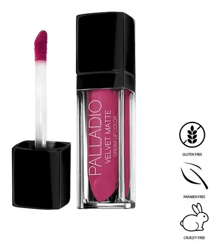Labial Líquido Palladio Velvet Matte Cream Color Plush Cruelty Free