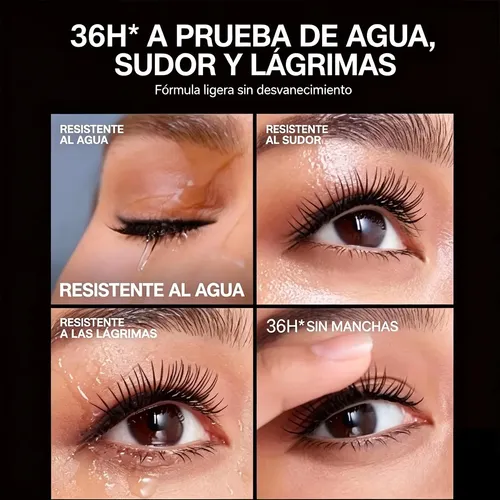 Lozee Rimel Máscara De Pestañas Impermeable Volumen Alarga