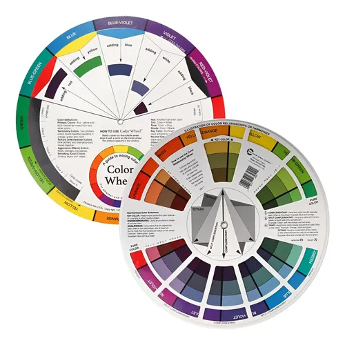 Circulo Cromático Maquillaje Color Wheel Rueda Creativa Mini