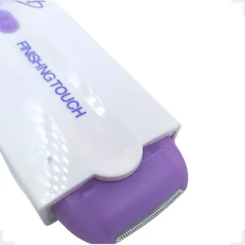 Depiladora Vello Corporal Recargable Removedor 2 Cabezales Color Blanco
