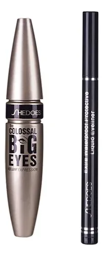Juego De Delineador De Ojos, Máscara Resistente Al Agua,