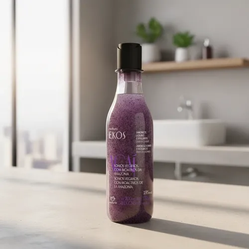 Jabon Liquido Exfoliante Corporal Ekos Natura 185ml