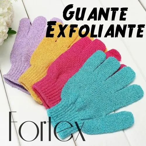 Guante Exfoliante Para Baño Spa Corporal Facial Piel X 10 U.