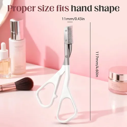 Kit Depilador Cejas Amarillo Portátil Precisión Mujer