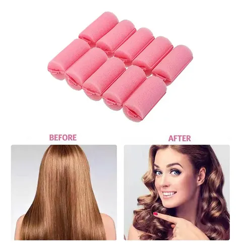 10 Piezas De Rulos Para El Cabello, Herramientas De Peluquer
