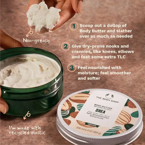 Manteca Corporal The Body Shop Karité Hidratante Vegana 190m