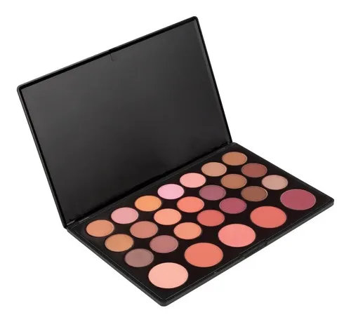 Paleta de Sombras y Rubores Coastal Scents 26 Tonos Rosé Champagne